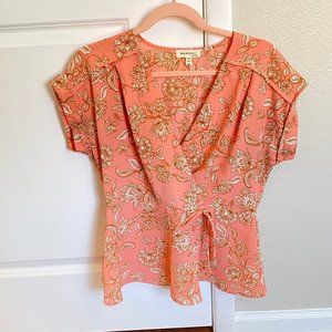 Shirt; Blouse Pink Patterned
